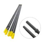 Tapered drill rods for mining