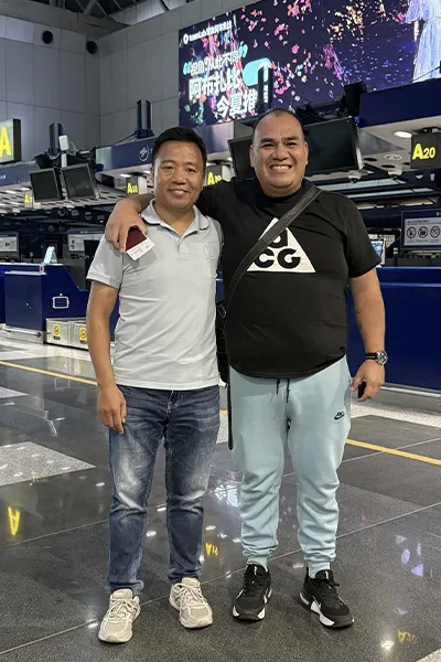 Group photo with clients 7