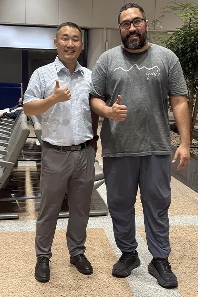 Group photo with clients 9