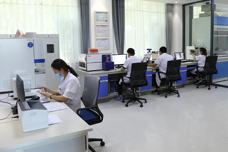 Quality inspection of raw materials