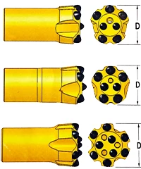 R28 Thread Drill Button Bit