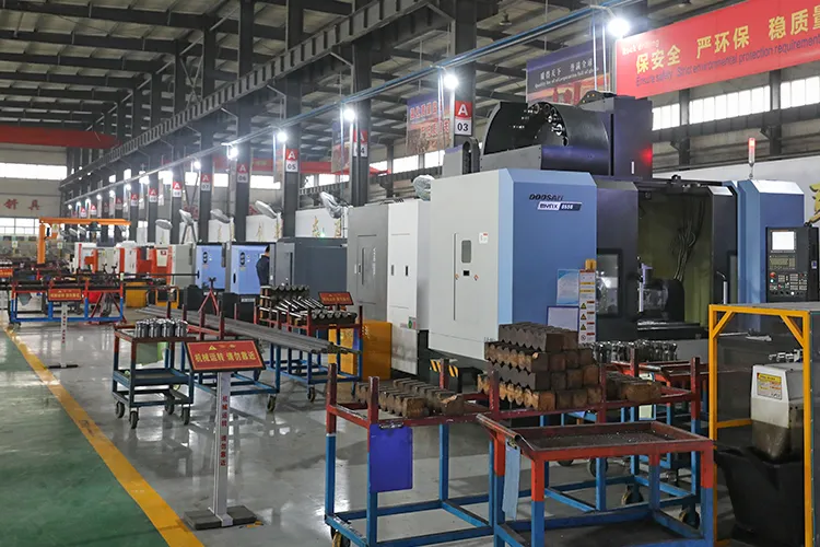 Rock drill CNC processing workshop