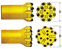 T60 Thread Drill Button Bit