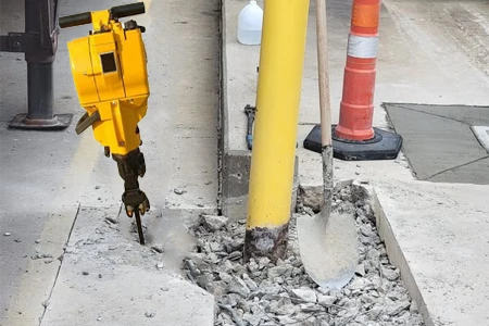 pavement demolition