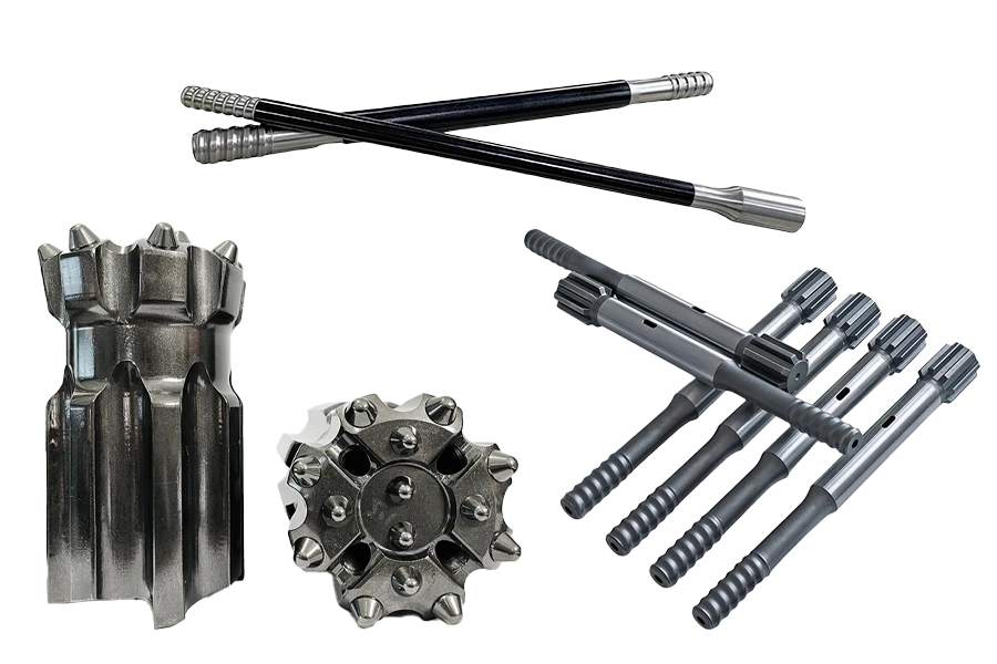 Mining excavation vehicle drills